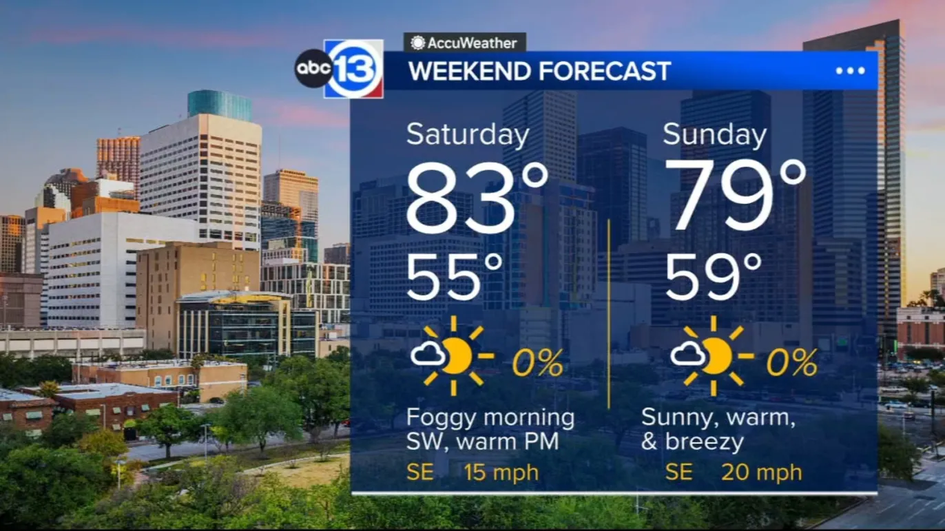 Foggy mornings this weekend, storm chances return to Houston next week