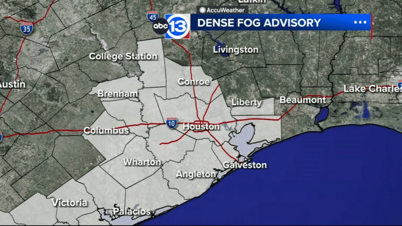 Dense Fog to start your Sunday, rain chances return later this week