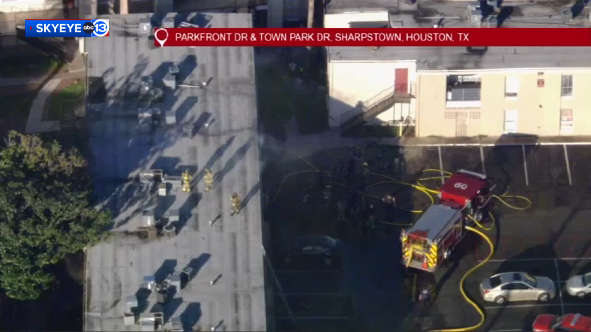 UPDATE: Firefighter injured after falling through second floor in apartment fire, HFD says