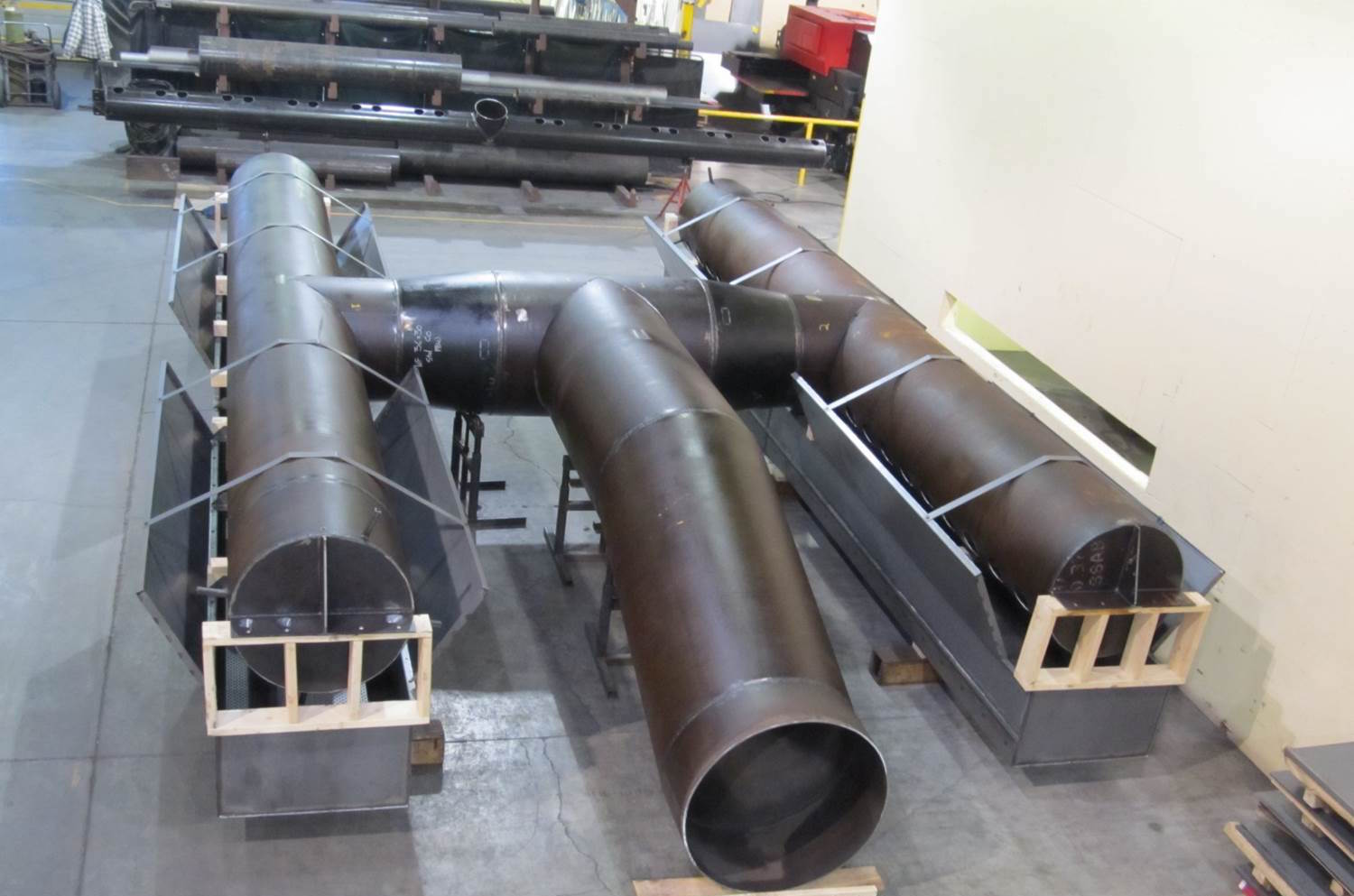 Large Pipe Assembly Front View