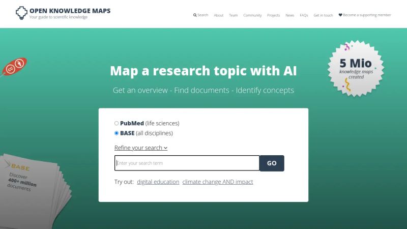 Overview Of Research On Design Thinking Open Knowledge Maps - Ultra HD Gradient Photo - 4K