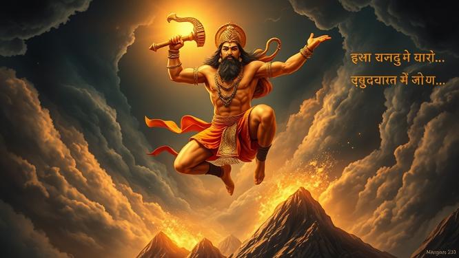 Hanuman’s bravery