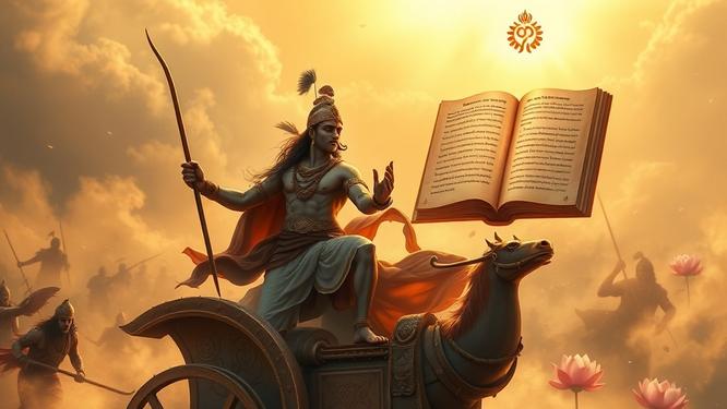 Stand for Truth: Krishna and Arjuna’s Call to Courage and Devotion