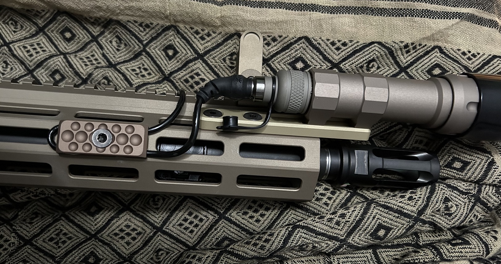 QDT Straight Scout Light Mount (M-LOK) - QuickDrawTac
