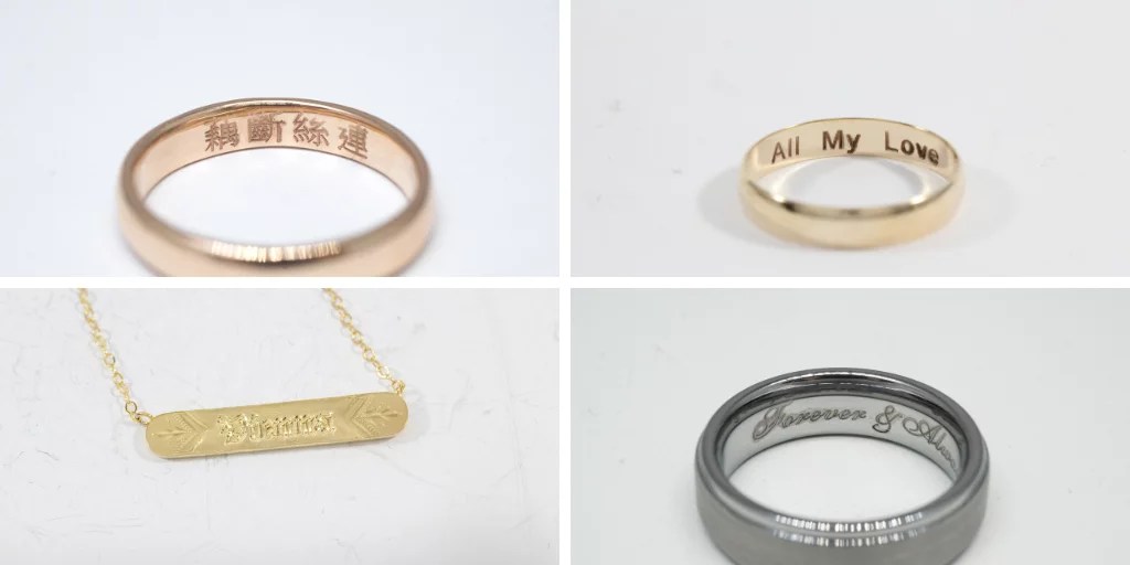5 types of jewelry engraving fonts on wedding ring engraving fonts
