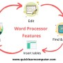 10 Important Features Of Word Processor | Advantages & Uses