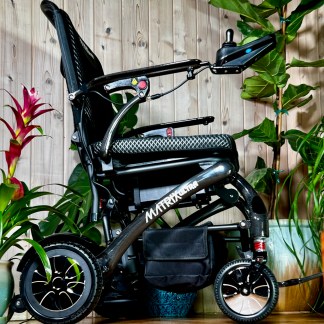 The Matrix 34 Lbs Carbon Fiber Motorized Wheelchair