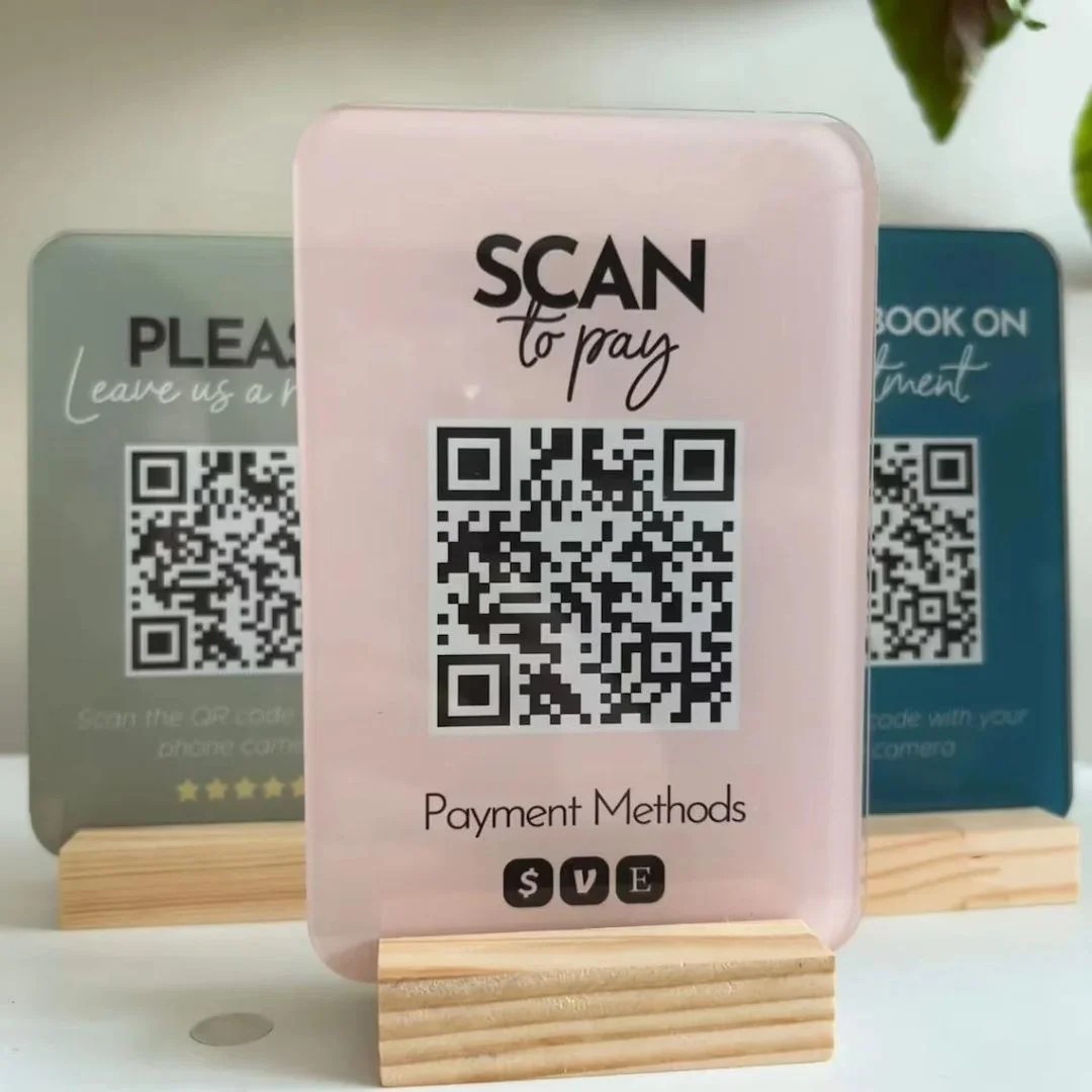 Custom QR Code Stand Printing Online Qatar
