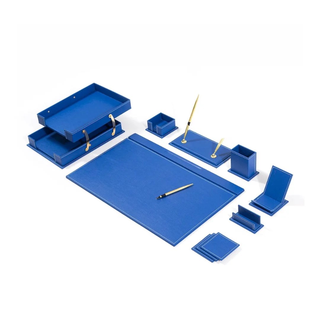 Customized Leather Desk Set