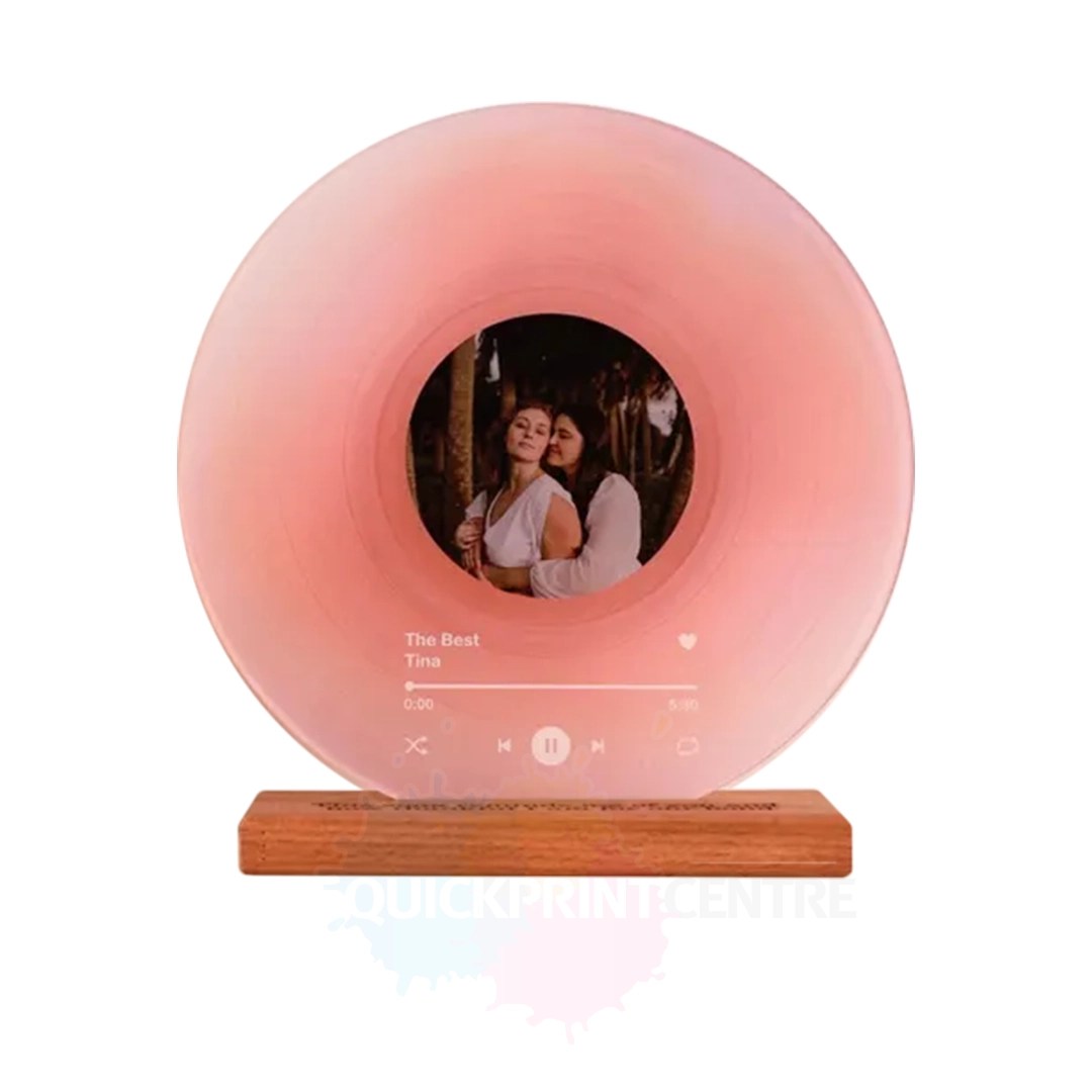 Personalized Vinyl Record with Photo