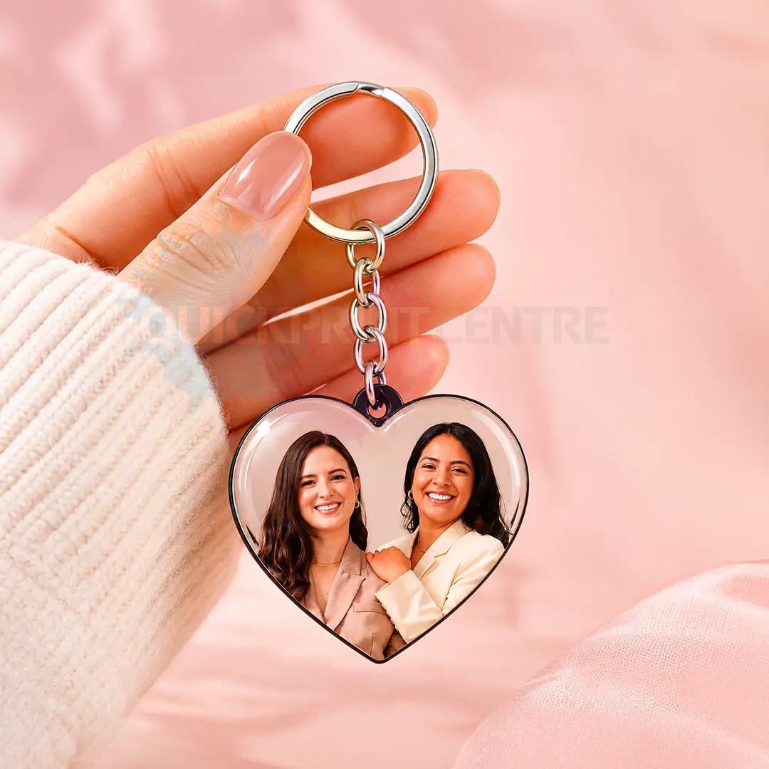 Personalized Heart Shaped Keychain Qatar