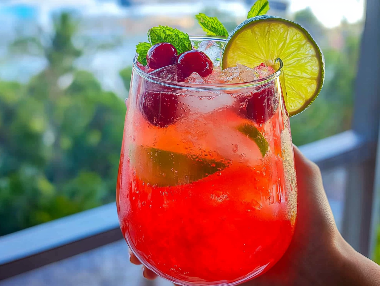 Sparkling Ice Cherry Limeade LOOKING FRESH