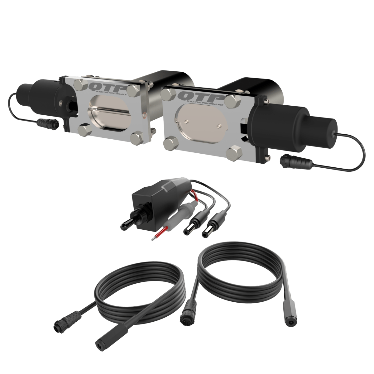 Qtp wireless remote for electric cutouts. Dual Low Profile Oval Qtp Electric Cutouts