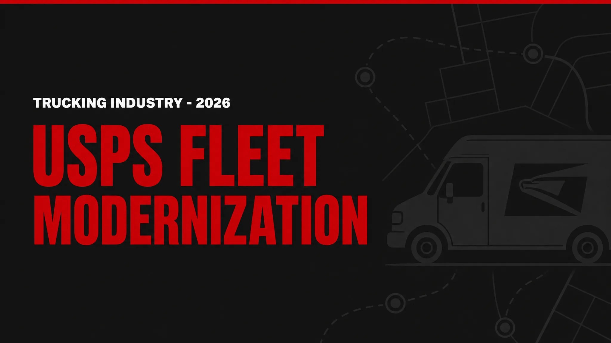 usps fleet modernization hero image