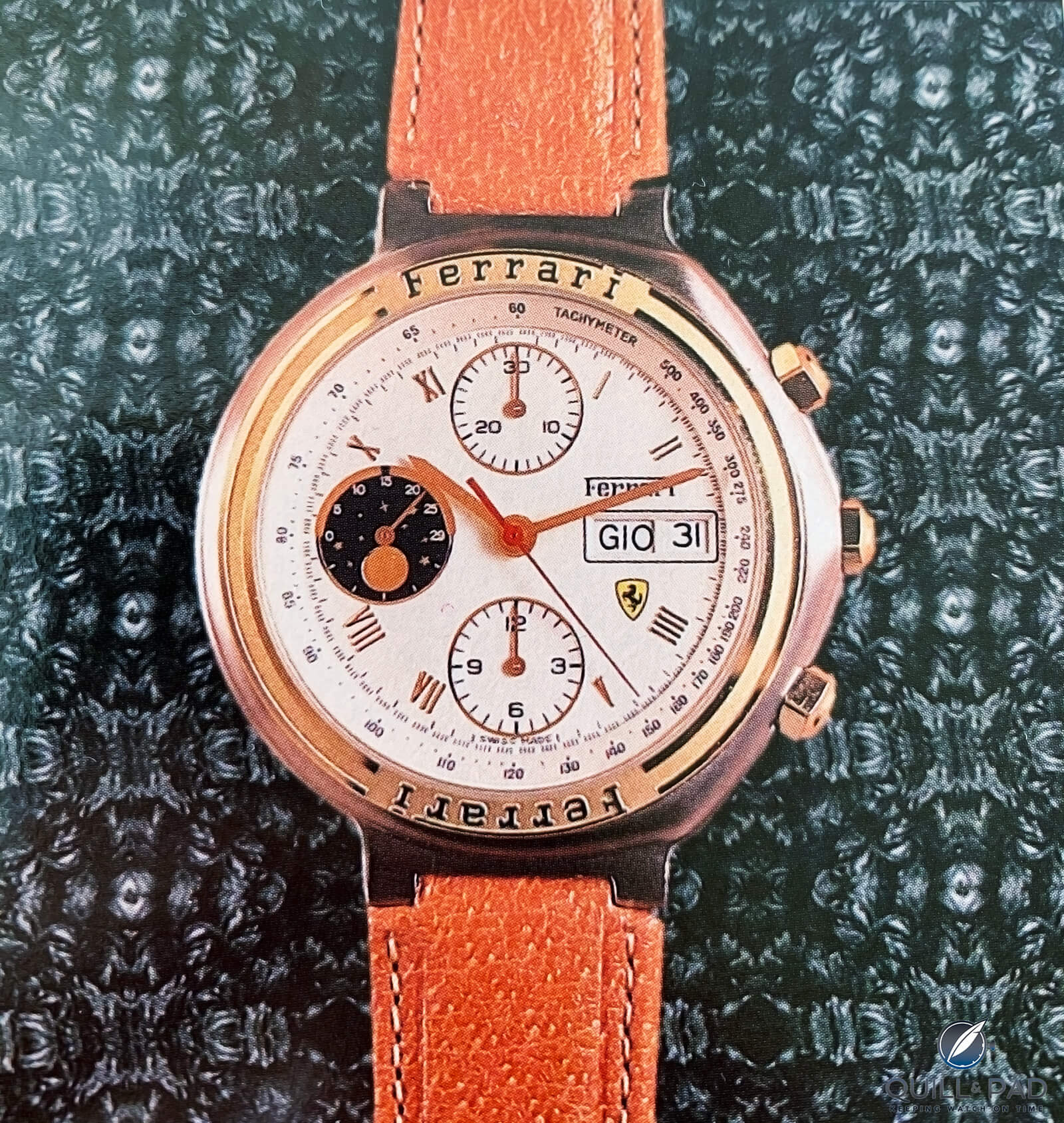 History Of Ferrari Watches The Unlikely Story Behind The Cartier Formula Ferrari Quill Pad