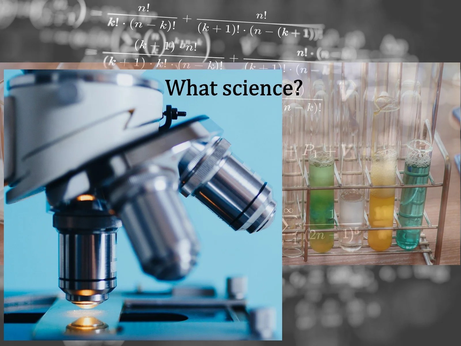 Science? What Science?