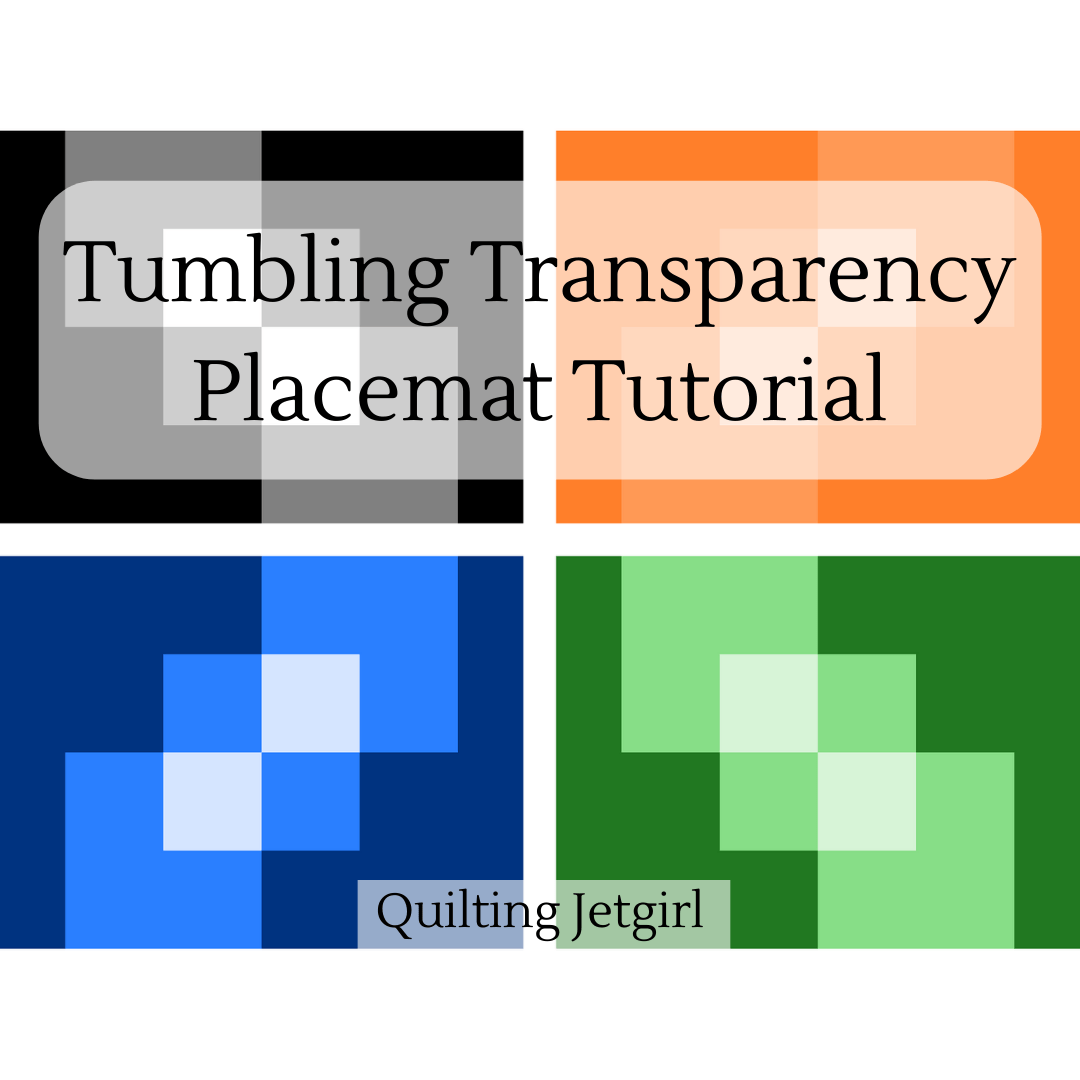 Tumbling Transparency Placemat {Tutorial}