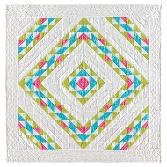 Falling Diamonds Quilt Pattern