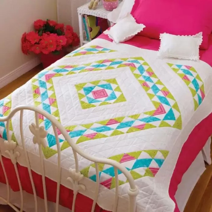 Falling Diamonds Quilt Pattern