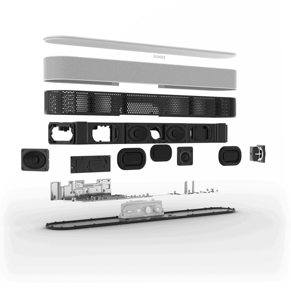 Sonos Beam Model S14 黒 Sonos Beam (Gen 2) Soundbar - Black - Quinte Smart Homes