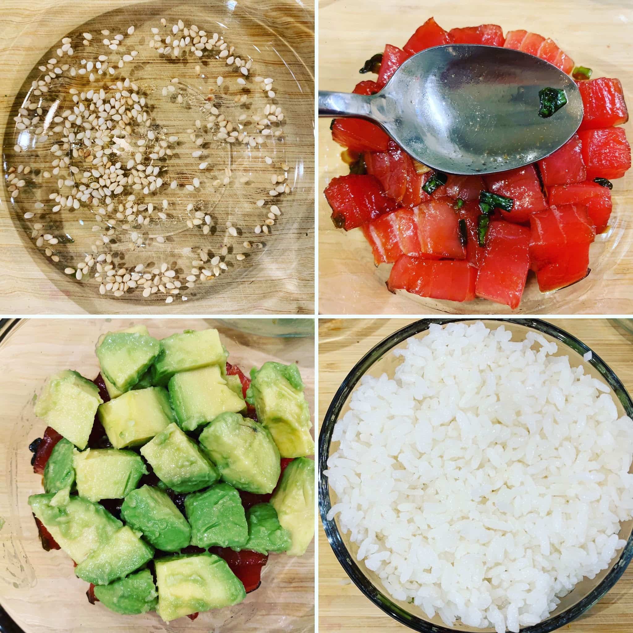Tuna Poke Stack_4 steps to stack