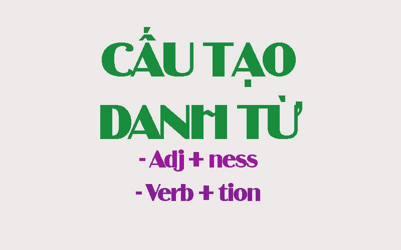 Cấu tạo danh từ