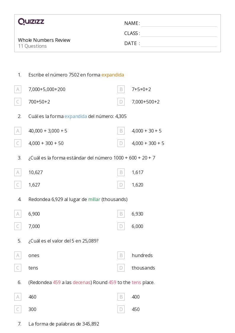 50+ whole numbers as fractions worksheets for kindergarten on quizizz