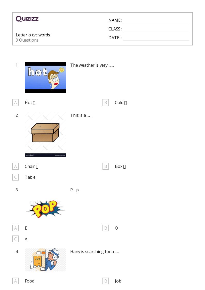50+ the letter o worksheets on quizizz