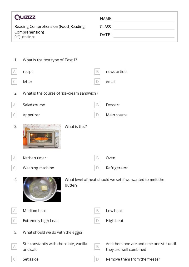 50+ reading comprehension strategies worksheets for 7th year on quizizz