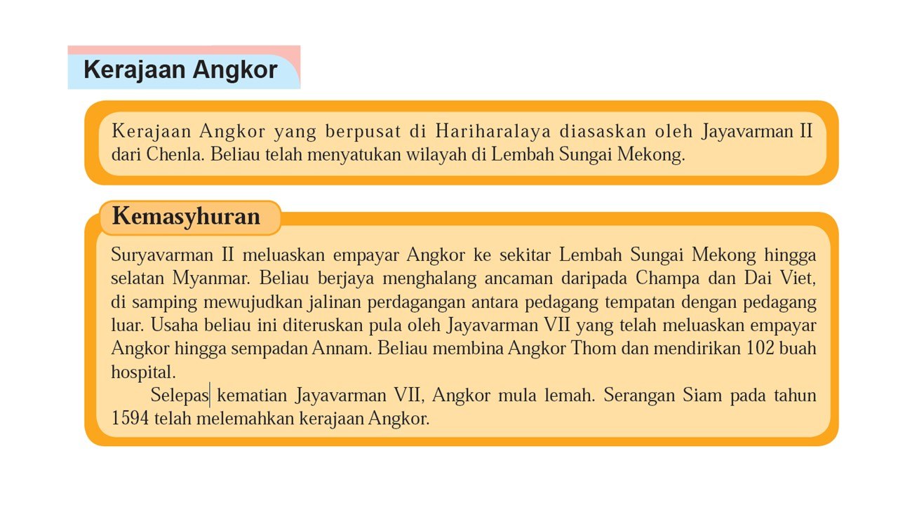 Para pembesar membantu memperkukuhkan kedudukan raja dengan sistem . Sejarah Tingkatan 2 Bab 1 Kerajaan Alam Melayu History Quizizz