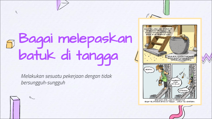 Arti dari peribahasa bagai kaca jatuh ke batu adalah suatu perasaan hati yang hancur lebur karena mendapat suatu kesulitan atau kesedihan . Bahasa Melayu Other Quizizz