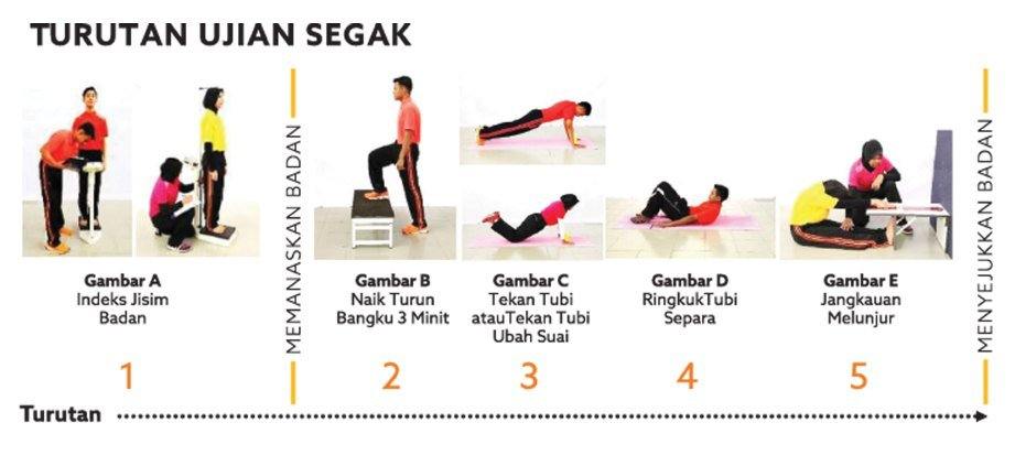 Bangku, tekan tubi suaian, ringkuk tubi separa dan jangkauan melunjur. Segak Physical Ed Quizizz