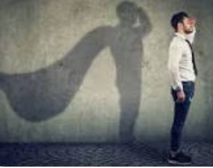 Man with distorted self perception