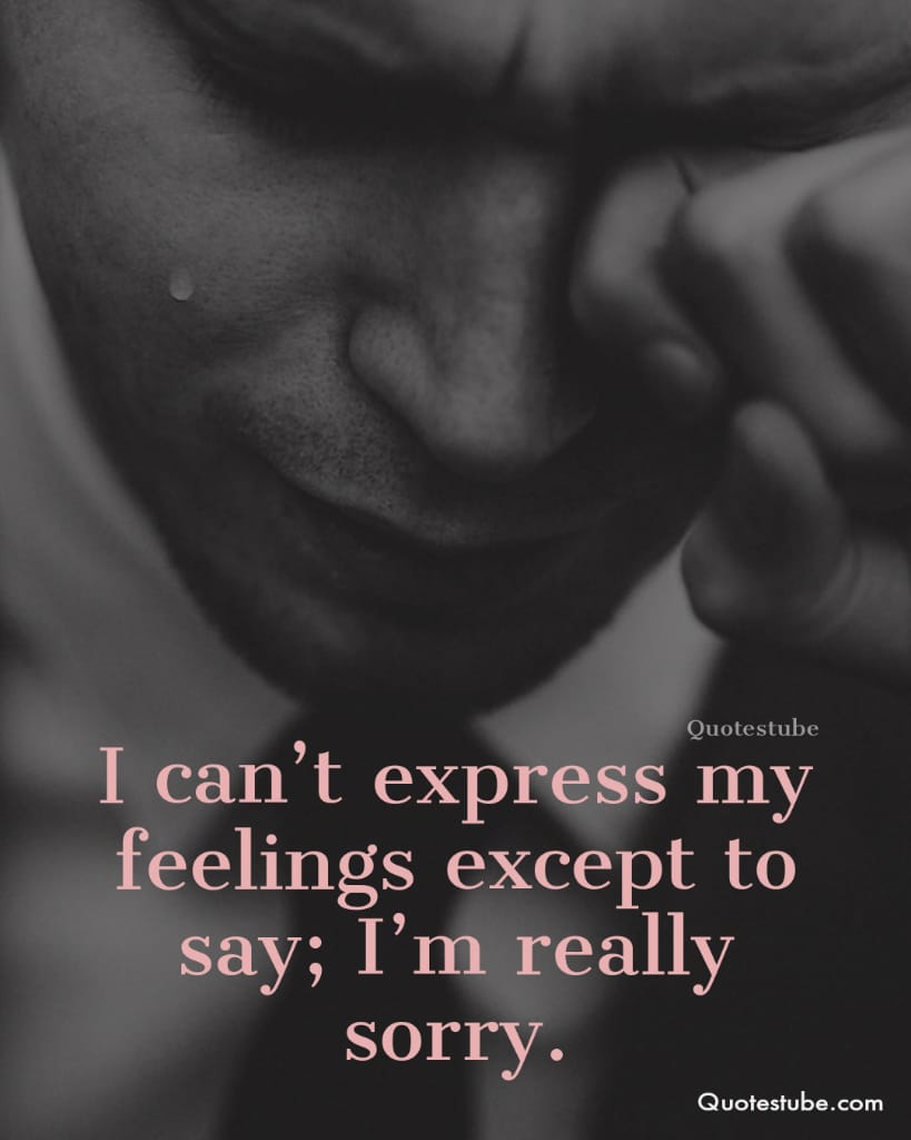 I love you, and will never stop&nbsp;. Apology Quotes When You Can T Find The Right Words I M Sorry Quotes