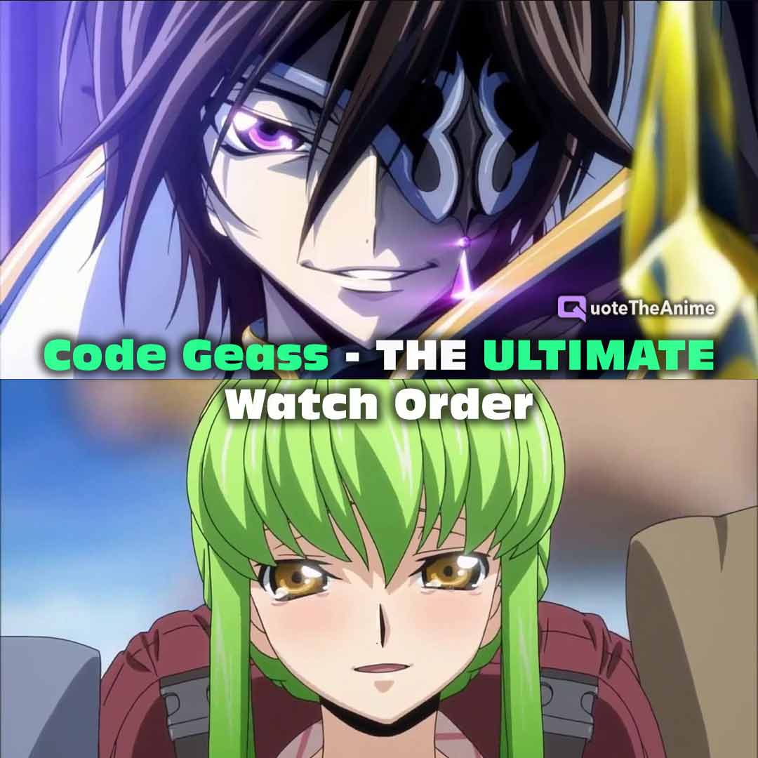 Leider sind die insgesamt 50 episoden schon seit anfang des jahres&nbsp;. Complete Code Geass Watch Order Easy To Follow Guide