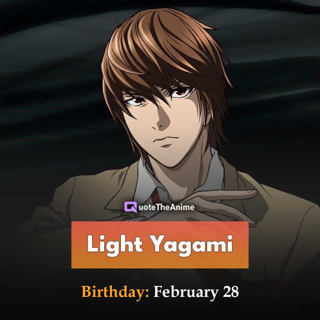 ALL Death Note Characters' Birthdays (OFFICIAL) - QTA