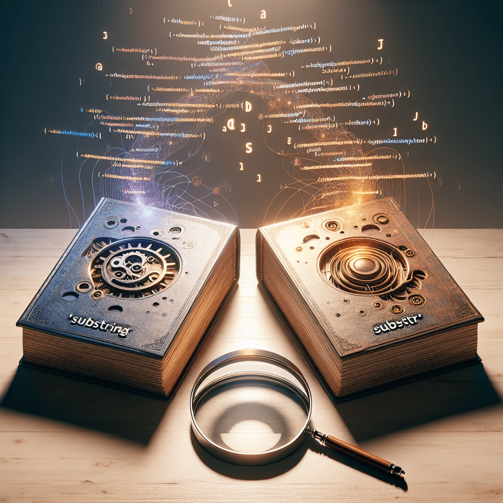 JavaScript Substring vs Substr: Differences Explained