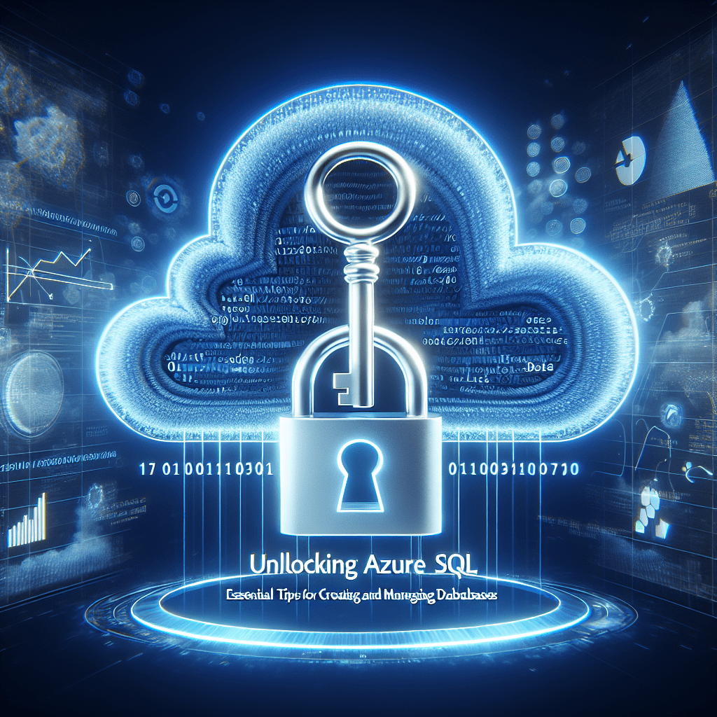 Unlocking Azure SQL: Essential Tips for Creating and Managing Databases