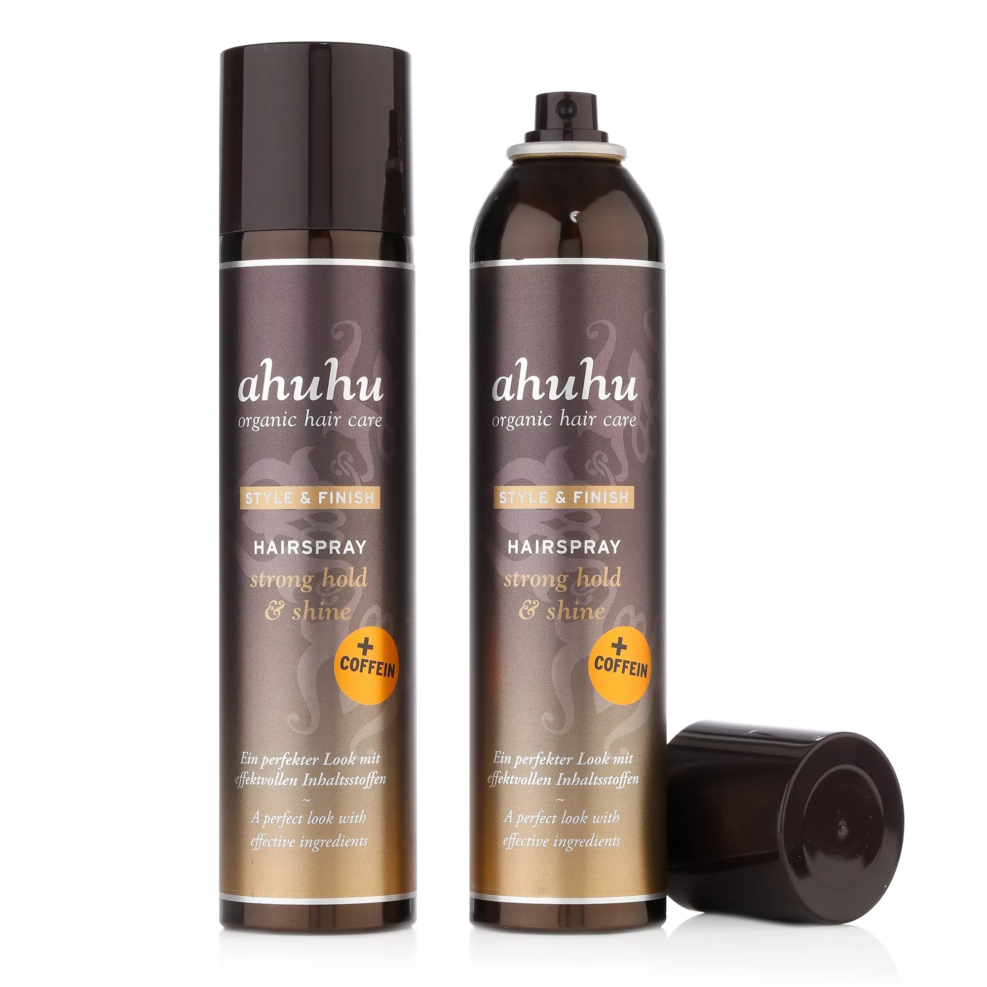 ✓adresse ✓telefonnummer ✓zertifikate ➤ jetzt . ahuhu organic hair care Coffein Hairspray 2x 300ml - QVC.de