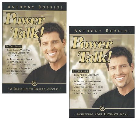 Anthony robbins power talk audio magazine duo part one
