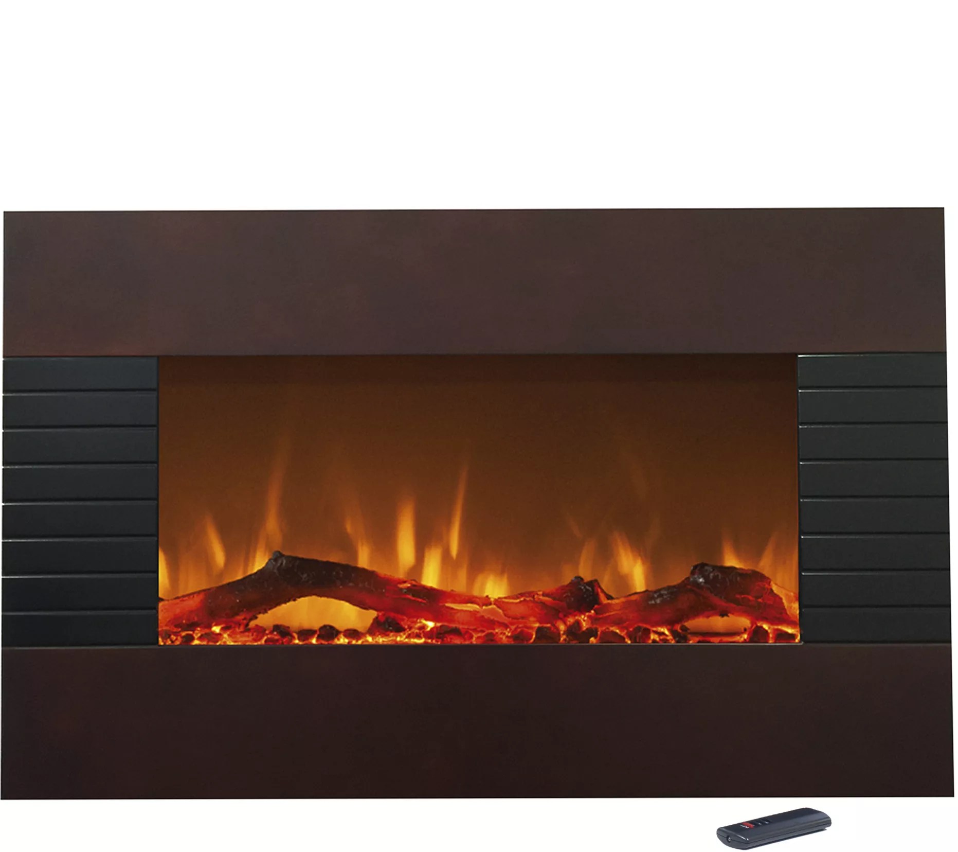 Cambridge Sorrento Fireplace Heater W 47 Tv Stand And Remot Qvc Com