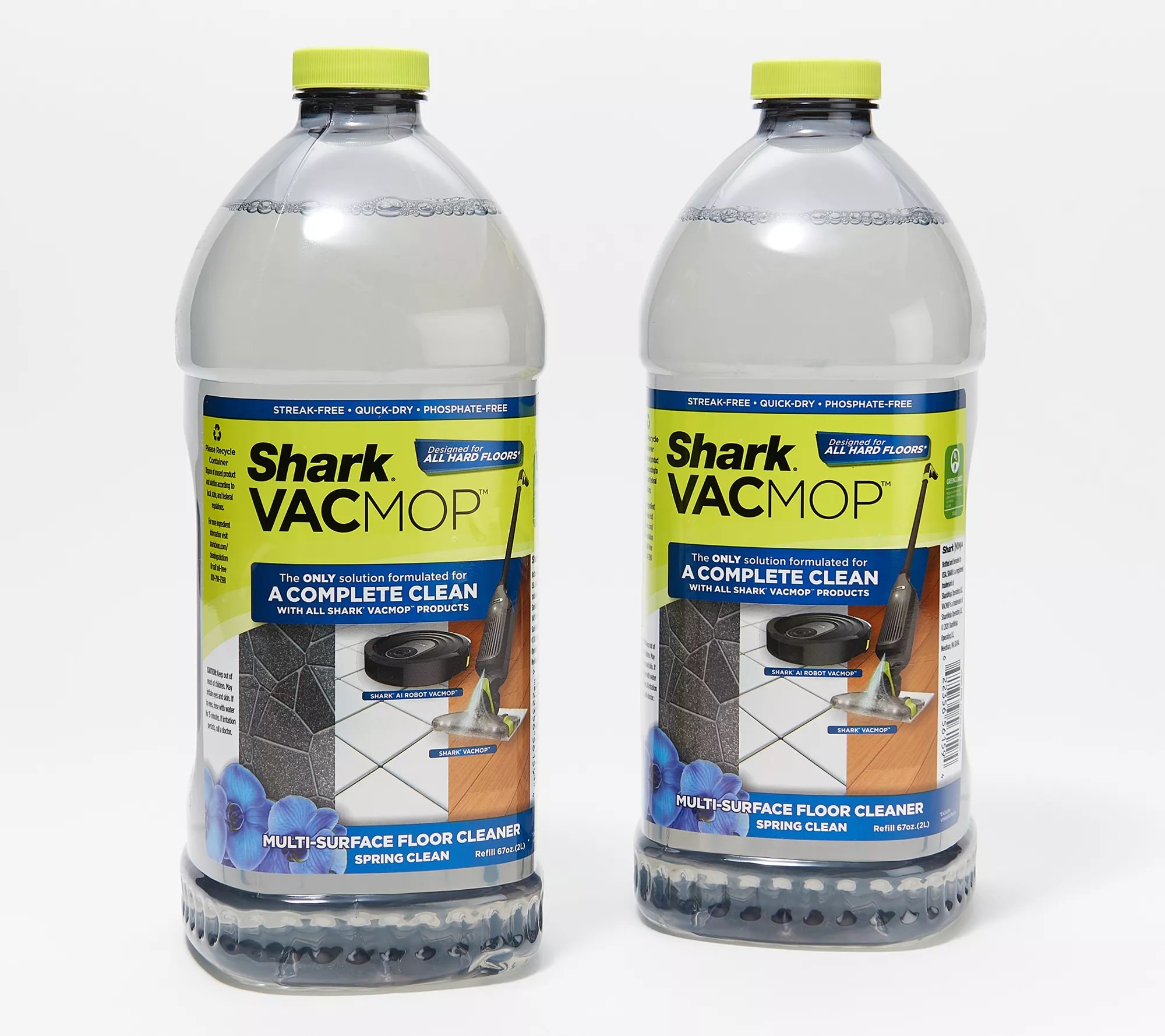 Their lightweight, affordable, intuitive technologies take some of the dread out of floor cleaning. Shark Vacmop Multi Surface Cleaner Refill 2 2l Bottles Qvc Com