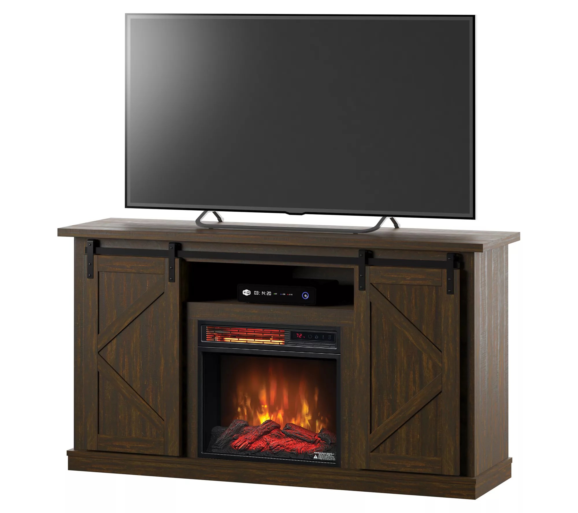 Duraflame Infrared Quartz Stove Heater With 3d Flame Effect Remote On Qvc Youtube