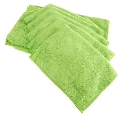 Don aslett's 30-piece super-absorbent microfiber cloth set