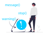Messages In R Message Warning And Stop Functions