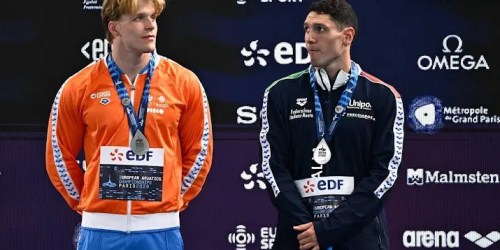 De Groot pakt EK-zilver 50m school in NL record