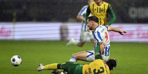 Sc Heerenveen wint uitduel met ADO onder barre omstandigheden