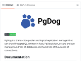 Pgdog Postgresql 自动分片方案