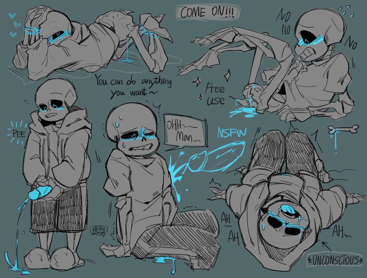 Post 5443220: Frisk Sans Undertale