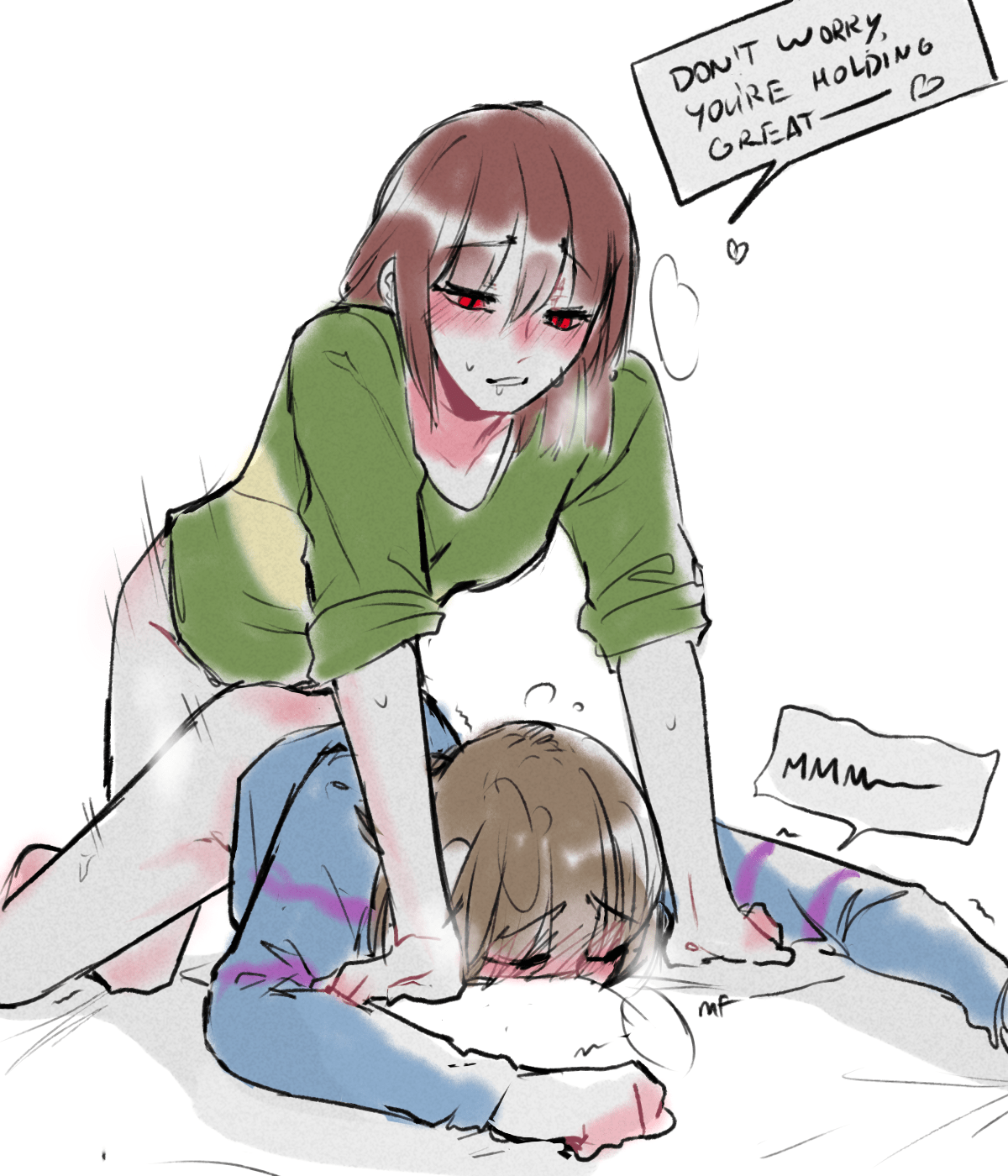 Post 2578689: Chara Frisk nikomochi Undertale